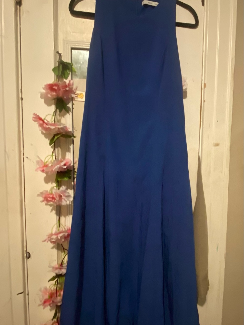 Sleeveless Cobalt Blue Maxi Dress